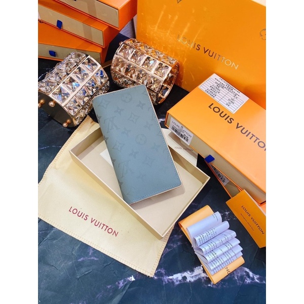 Ví Nam cầm tay da thật LV phong cách thời trang