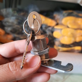 Khóa tủ locker, khóa cốp trục dài 3cm