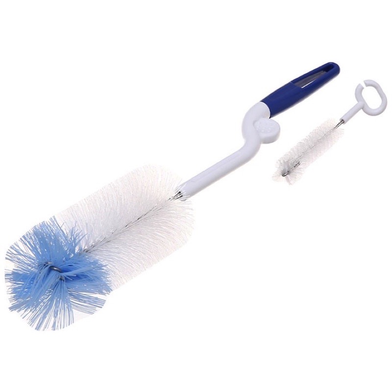 Cây Súc Rửa Bình Sữa Và Núm Vú Pigeon - Tay Xoay Hai Chiều - Bộ 2 cọ