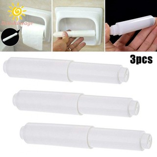 SUNAGE- ~3Pcs White Replacement Toilet Paper Roll Holder Roller Spindle Insert-Spring【SUNAGE- HOT Fashion】