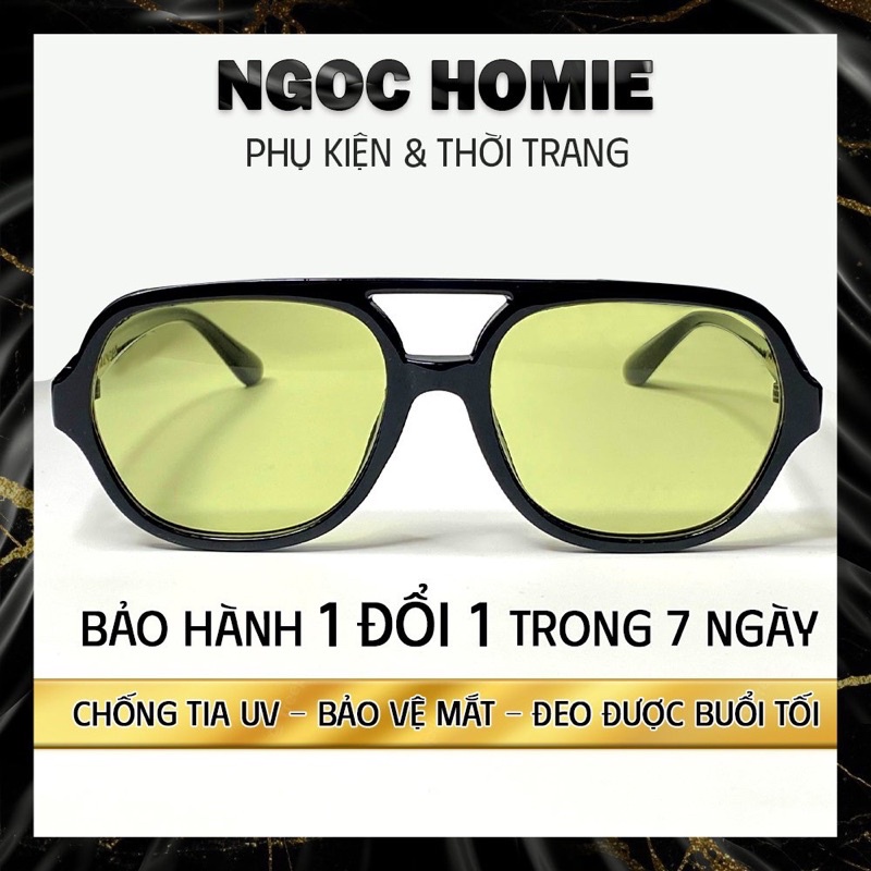 Kính mát chống nắng flackbee gentle monster dành cho nam nữ freesize