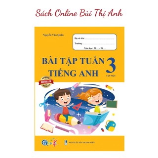 Sách - bài tập tuần tiếng anh 3 tập 1