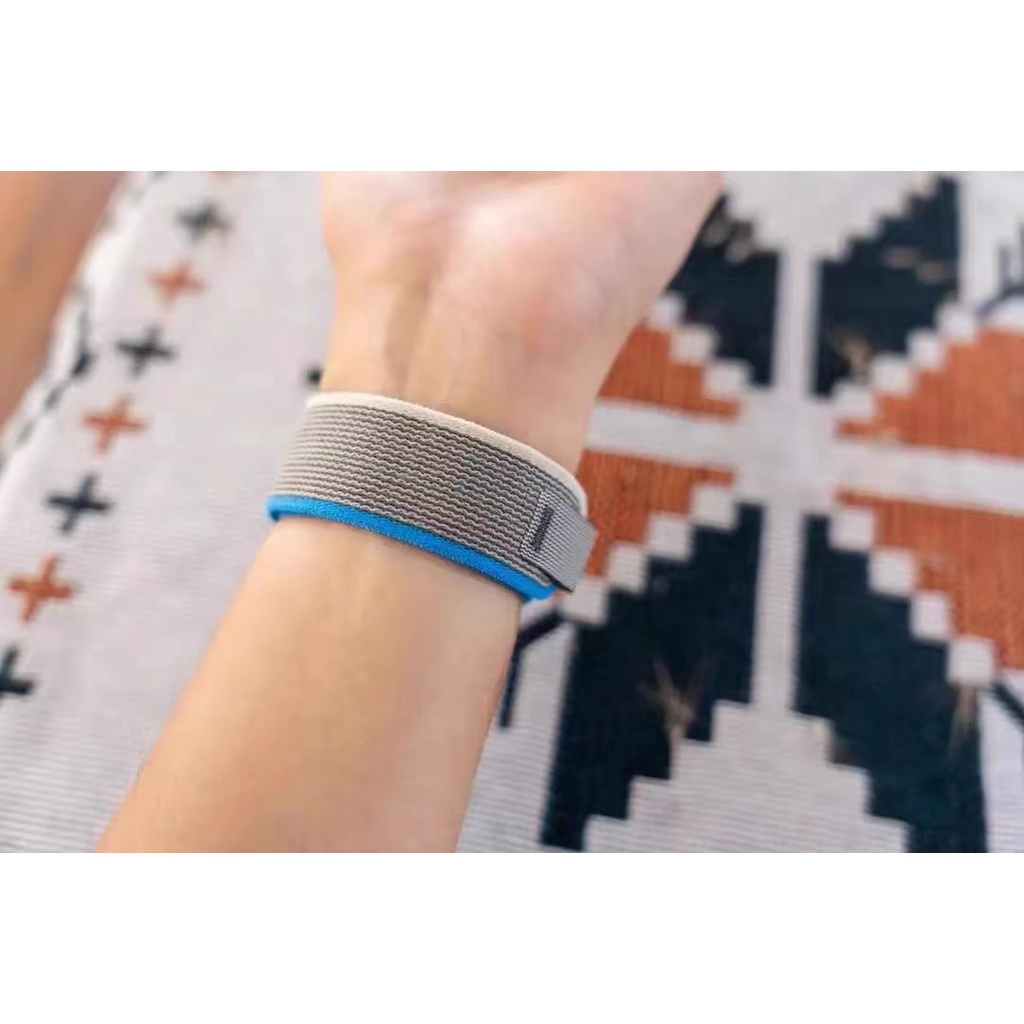 Dây Nylon Đeo Tay Hai Vòng Thay Thế Cho Đồng Hồ Thông Minh apple watch Ultra 49mm 44mm 40mm 45mm 41mm 42mm 38mm 7 6 5 4 3 se 8