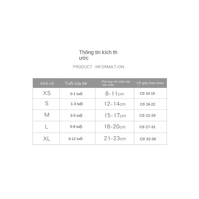 Vớ Ống Trung Bình Họa Tiết Hoạt Hình Thời Trang Xuân Thu Cho Bé TTC409