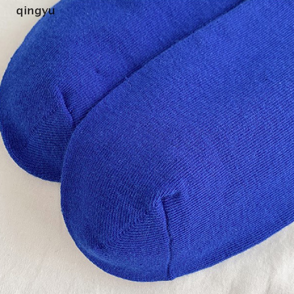 Vớ Cotton Thể Thao Cổ Vừa Kẻ Sọc In Chữ P Màu Xanh Dương Hợp Thời Trang Dễ Phối Đồ Cho Nữ