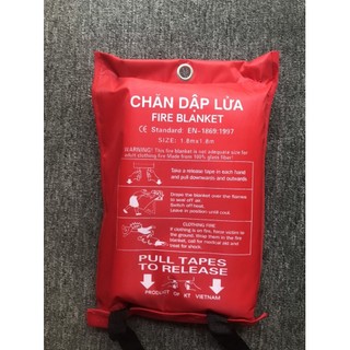 chăn dập lửa chống cháy 1.8m *1.8m CÓ SẴN