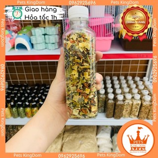 Rau củ sấy lạnh dinh dưỡng cho hamster, thỏ, bọ, sóc, chuột lang 330ml]