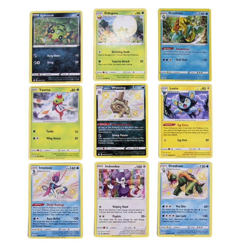 Set 54-216 Thẻ Bài Pokemon Tiếng Anh Cho Bé