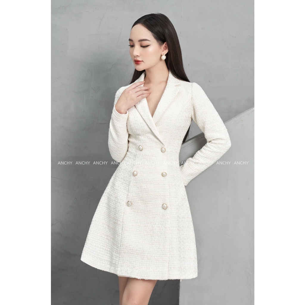 Váy dạ trắng - AD035