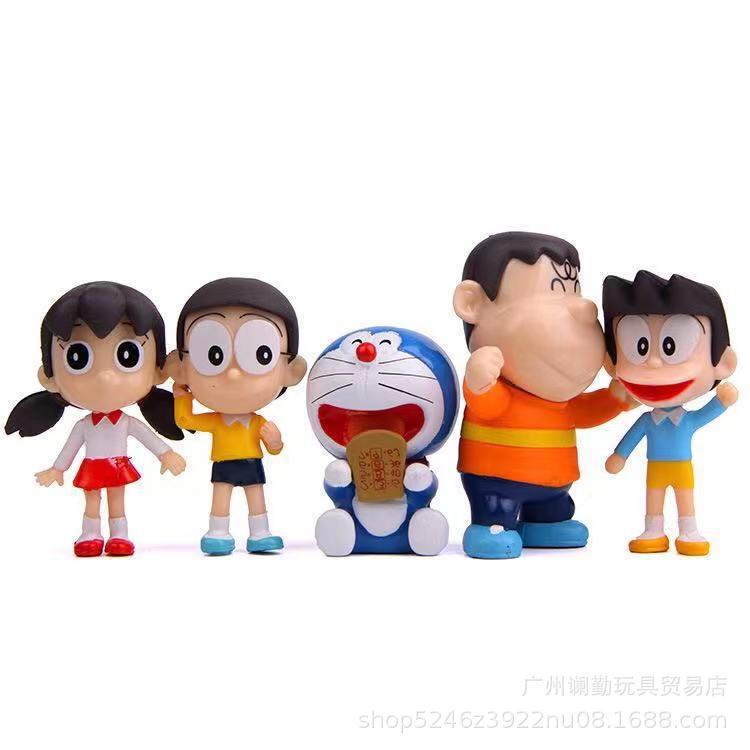 Bộ mô hình Doraemon và những người bạn