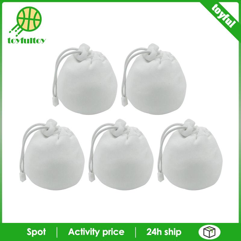 Bộ 5 Túi Dây Rút Đựng Phấn Có Khóa Cài Tiện Dụng