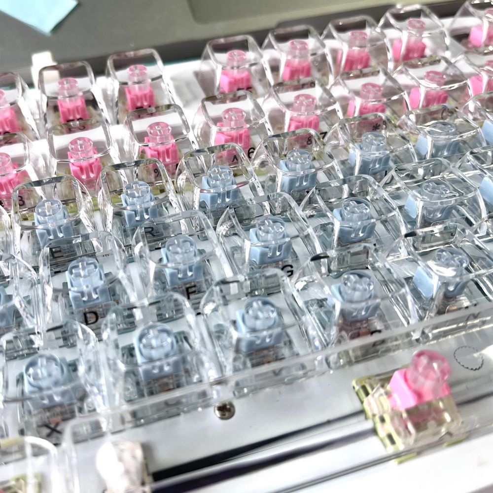 Nút Bàn Phím 132 Phím 61 / 68 / 84 / 87 / 98 / 104 / 108 Bằng Pc Trong Suốt