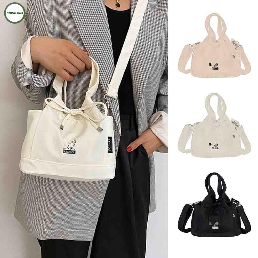 GORGEOUS~Women KANGOL Kangaroo Large Capacity Bucket Crossbody Shoulder Portable Tote Bag high quality