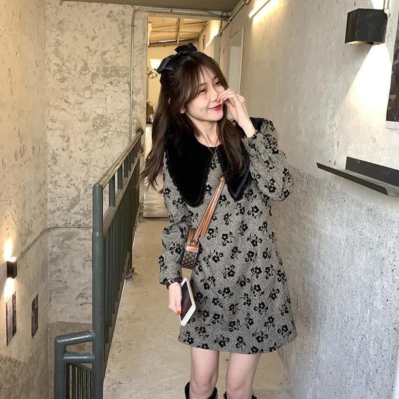 Đầm Cổ Búp Bê Thiết Kế Thanh Lịch Cho Nữ  tao bao
