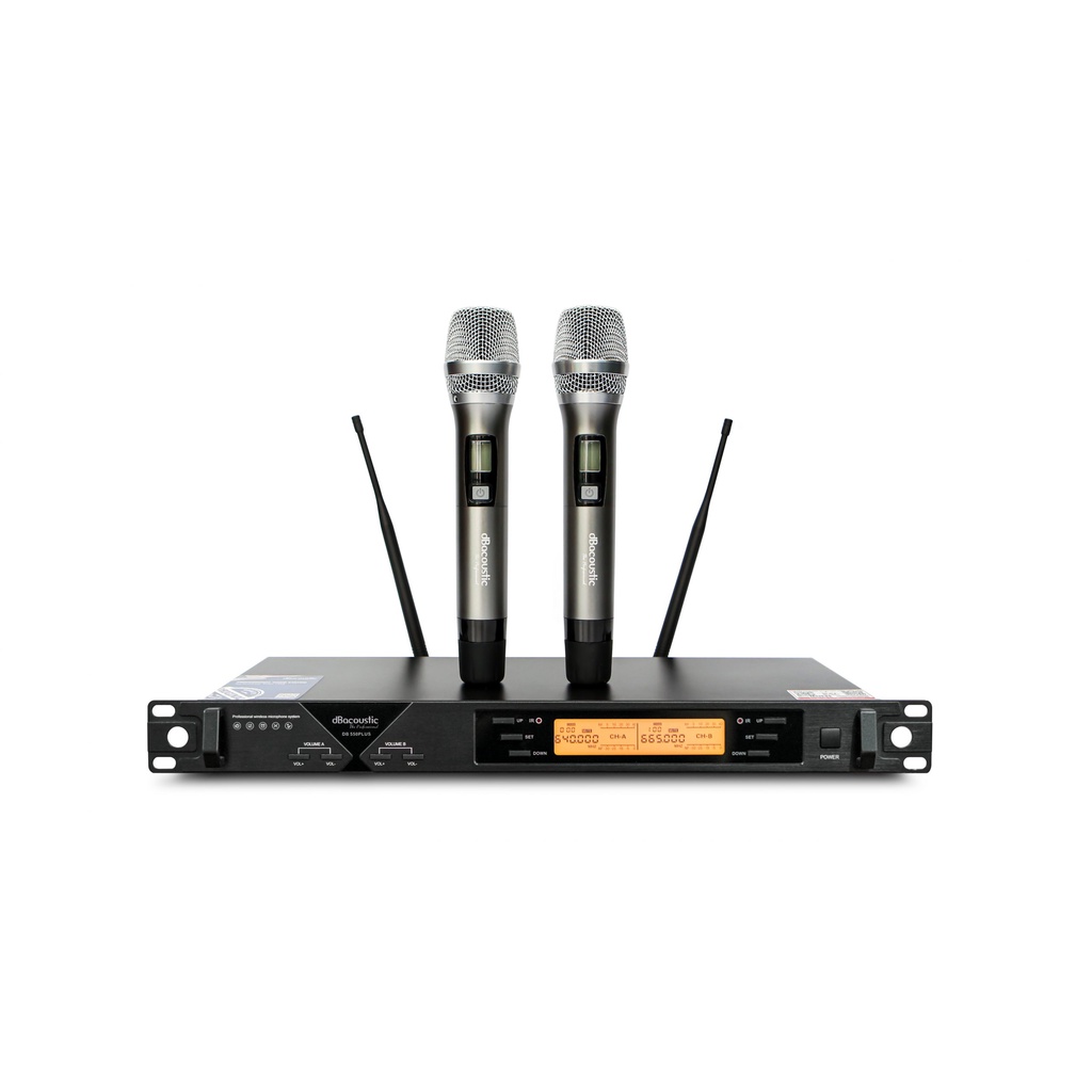 Micro không dây - Micro karaoke dbacoustic 550plus II chuyên sân khấu, sự kiện - karaoke gia đình - micro cầm tay micro