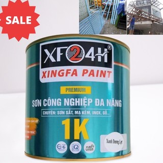 [Freeship-Giao nhanh] Sơn mạ kẽm xingfa 24h (1k cao cấp) lon 900g/ Sơn kim loại mạ kẽm - Sơn đa năng trên mọi chất liệu