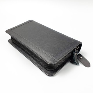 Ví clutch cầm tay nam da bò thật CL140VB (Đen/ Nâu) [Freeship]- 100% da bò thật, BH 3 năm