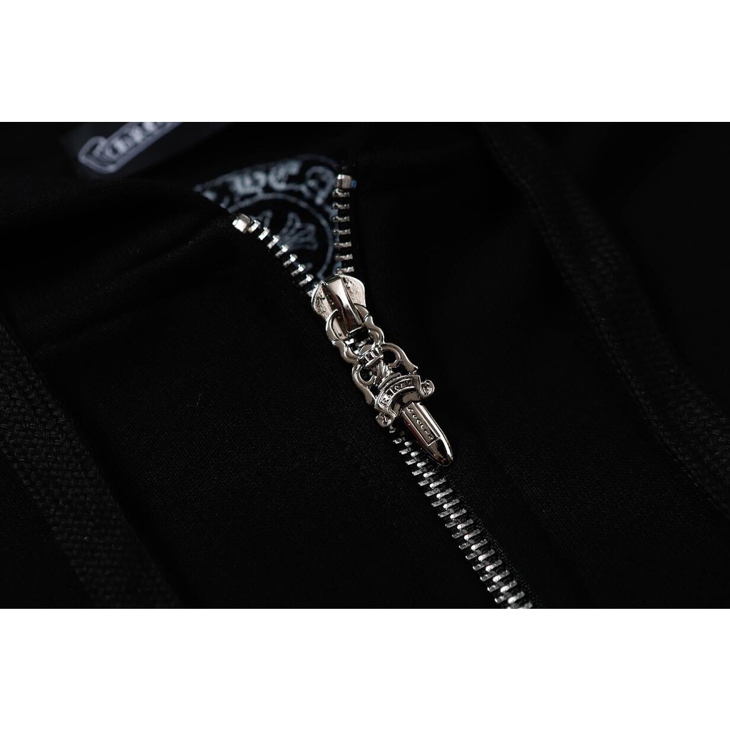 Áo hoodie cotton Có Khóa Kéo In Hình Đám Đông Thời Trang Cho Nam Nữ