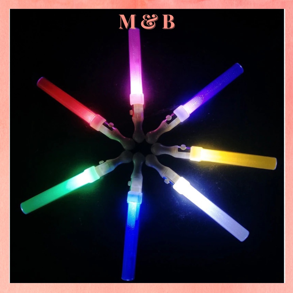 Đèn LED 15 màu lightstick glow, que phát sáng thanh dạng chong chóng dạ quang phát sáng nhiều màu sắc