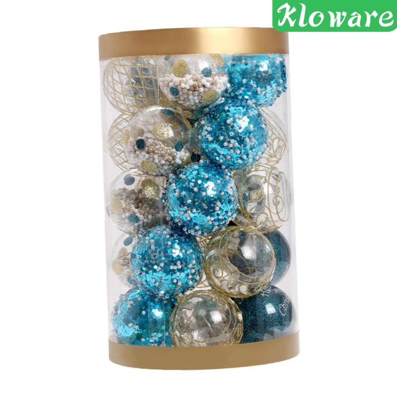 Bộ 25 Quả Châu Trang Trí Cây Thông Giáng Sinh