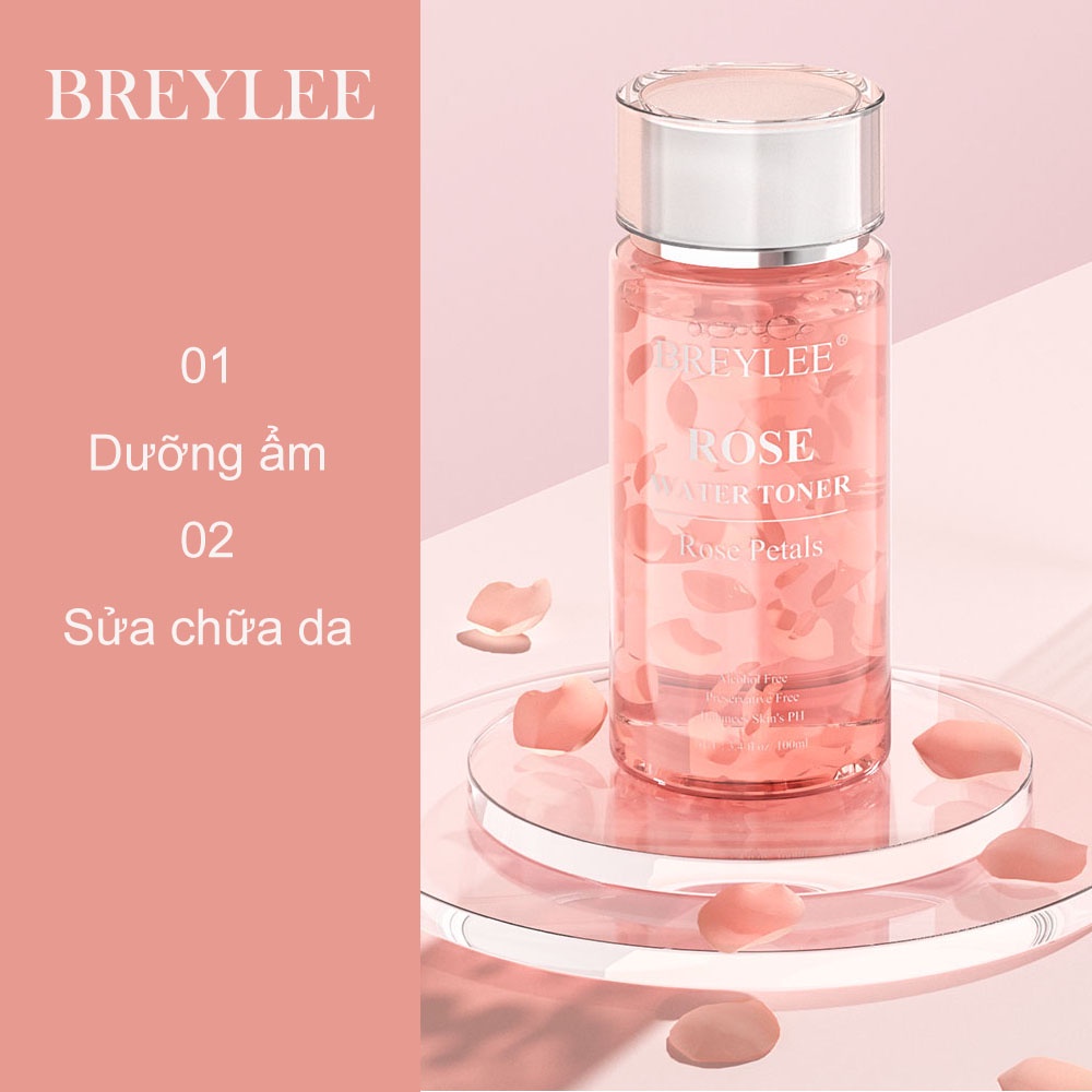 Nước Hoa Hồng Cân Bằng Da BREYLEE Dưỡng Da Hiệu Quả 100ml