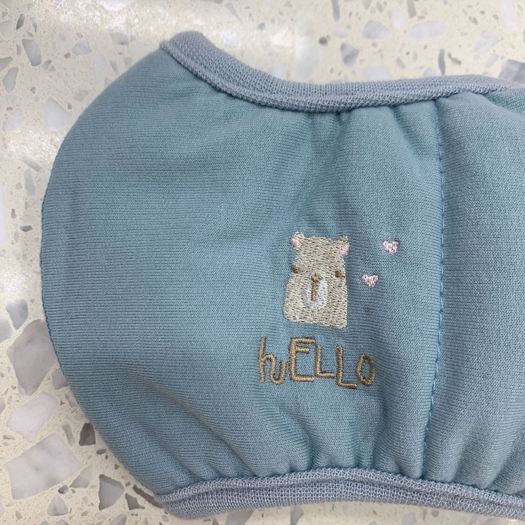 Khẩu trang vải cho bé từ 2 tuổi, 3 tuổi, 4 tuổi trở lên - Che kín mặt