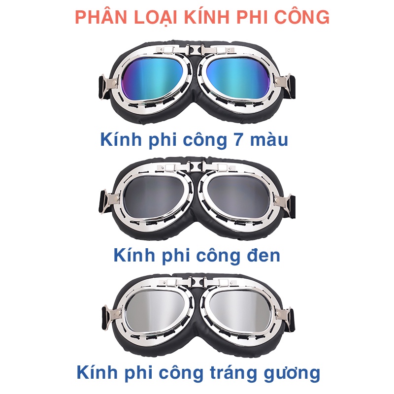 Kính Phi Công Gắn Mũ Bảo Hiểm DUTANO SPORT Trang Trí Mũ Đi Phượt Chống Nắng Chống Bụi