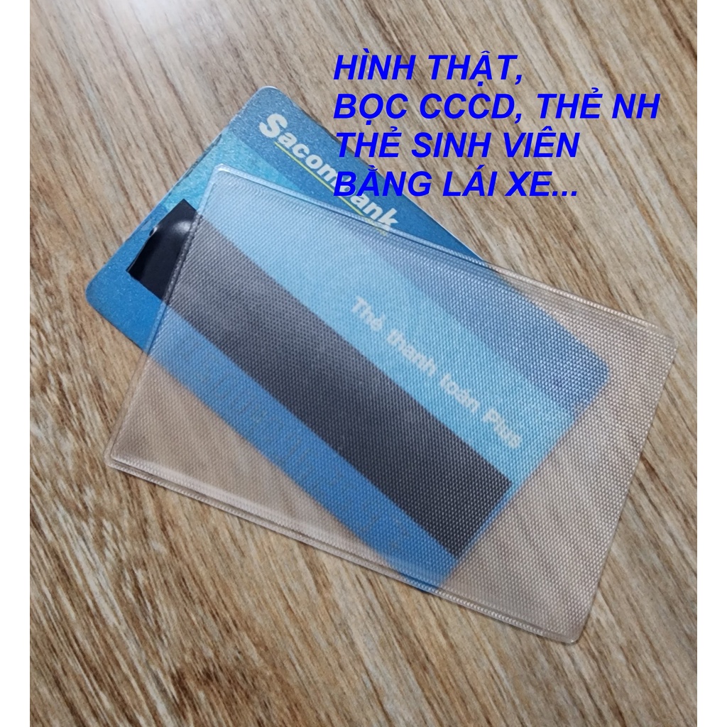Bọc bảo vệ thẻ căn cước chống trầy  card atm, bằng lái, card visit, driver license, thẻ sinh viên