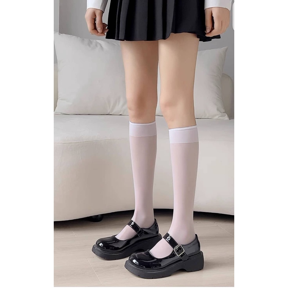 Sẵn-Tất, vớ nữ mỏng tới bắp chân dành cho lolita, jk, cosplay gợi cảm phong cách quyến rũ sexy