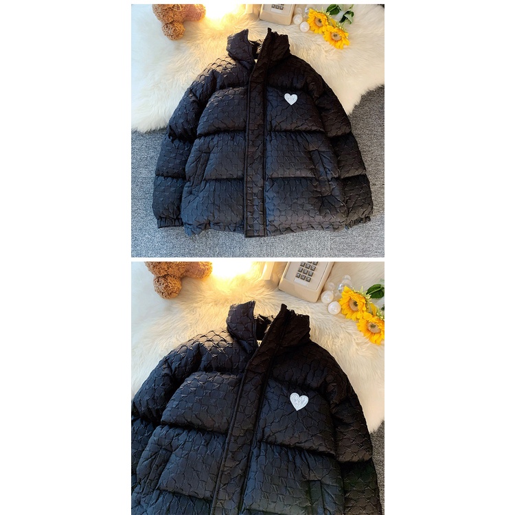 Áo Khoác Phao Dày Phong Cách Hàn Quốc Thiết Kế Mới Cho Cặp Đôi