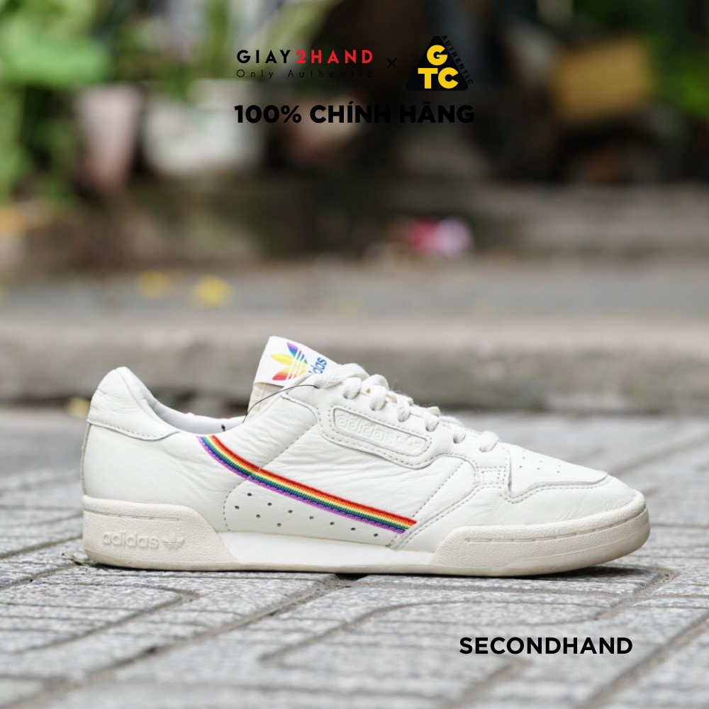 Giày Thể Thao ADIDAS CONTINENTAL 80 PRIDE  EF2318 CŨ CHÍNH HÃNG