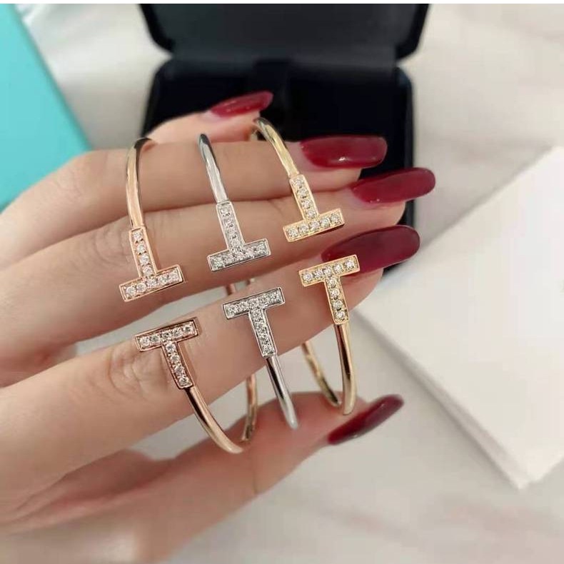 TFY vòng tay nữ titan Vàng đôi T vòng đeo bắp tay cặp đôi