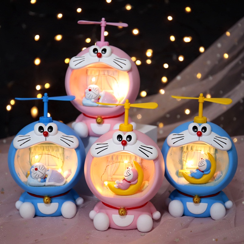N07- Đèn ngủ Doraemon phát sáng trang trí cho kệ bàn làm viêc, bàn học, quà tặng sinh nhật độc đáo, siêu dễ thương. | BigBuy360 - bigbuy360.vn
