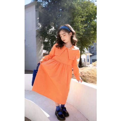 ĐẦM VÁY BÉ GÁI DÀI TAY VẢI MỀM NHẬP MUA 2 TẶNG 1 CHIP BÉ GÁI HAIVANCO 12 đến 40 kg mềm mại THOÁNG MÁT đi học đi chơi đẹp