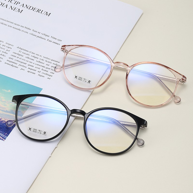 Mắt Kính Nửa Gọng Kim Loại Chống Bức Xạ / Ánh Sáng Xanh Dương Thay Thế Cho Máy Tính