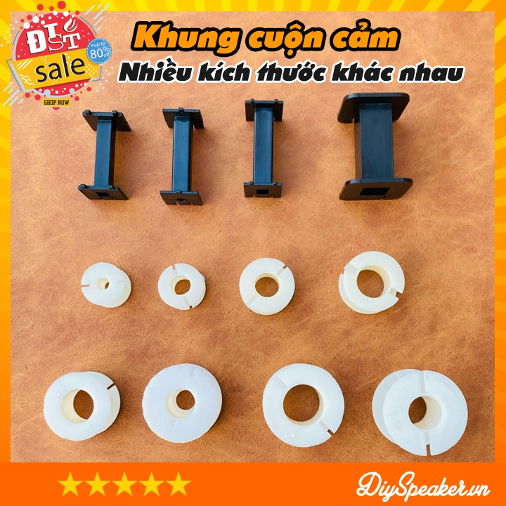 Khung cuộn cảm ,lõi cuộn cảm làm phân tần - Nhiều kích thước