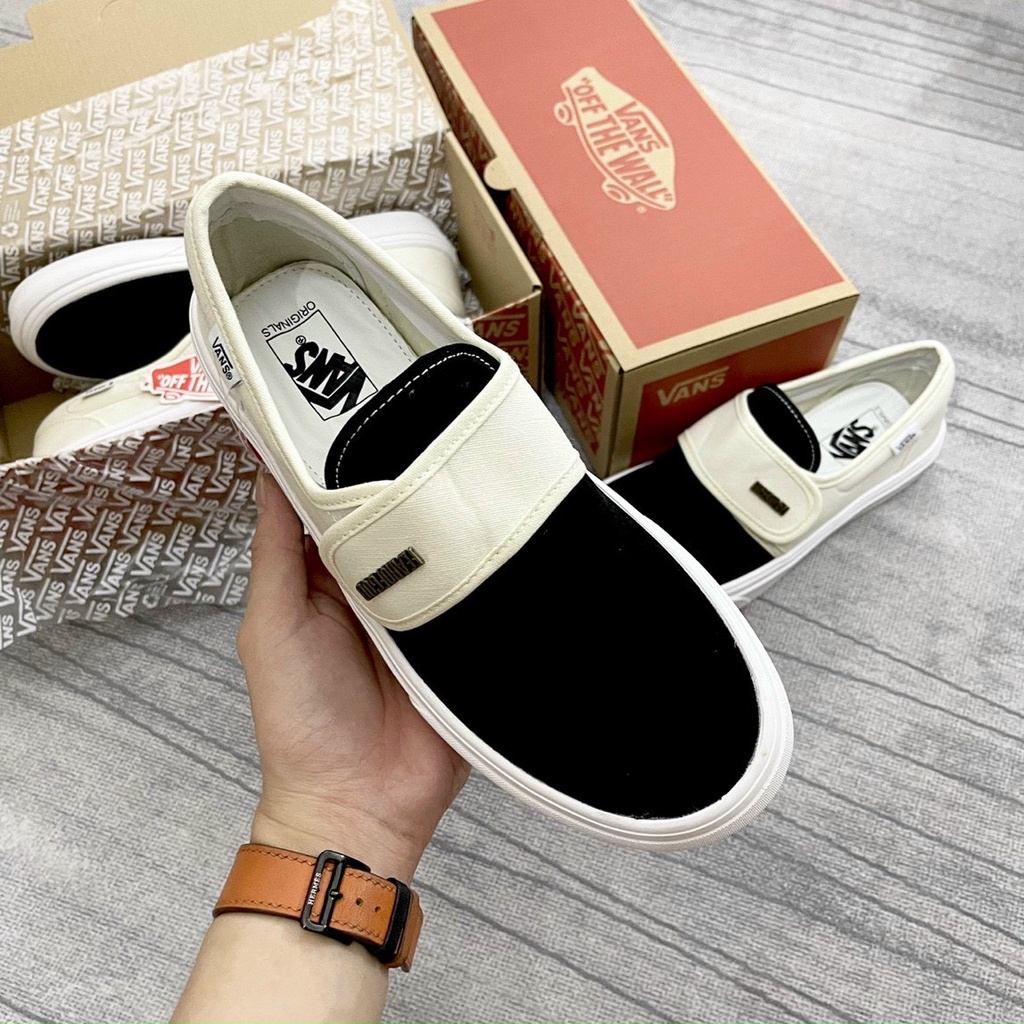 Giày Vans Slip On Strap Fear Of God, Vans Slip On Fear Of God Off White ICC Shoes