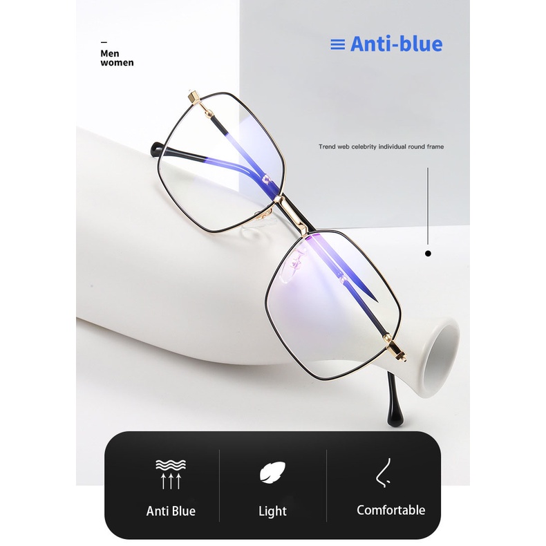 Kính Chống Bức Xạ Ánh Sáng Xanh Máy Tính Phong Cách Doanh Nhân Cho Nam Và Nữ
