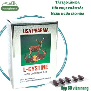 L Cystine Ngăn Rụng Tóc, Bổ Sung Dưỡng Chất Cho Tóc, Da Và Móng - Phil Interma L Cystin 1 Hộp 60 Viên