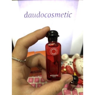 [ mini ] Nước hoa Herrmes Eau de Rhubarbe Ecarlate Eau De Cologne 7.5ml