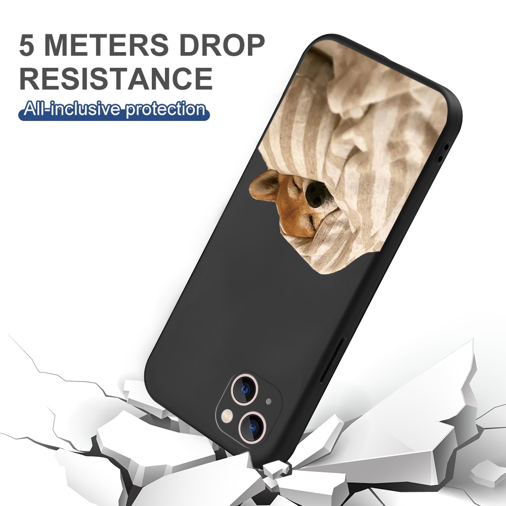 Ốp Điện Thoại Silicon Mềm Hình Mèo Hoạt Hình Cho iPhone 14 Pro Plus Max 13 12 11 mini Pro Max XS XR X 7 8 SE 6 6S mini Pro