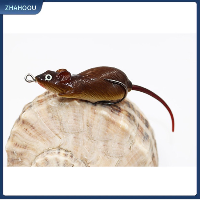 ☃Nhà☃ Mồi Câu Cá Giả Hình Ếch / Chuột 12g / 6.5cm Chất Liệu Mềm Mại