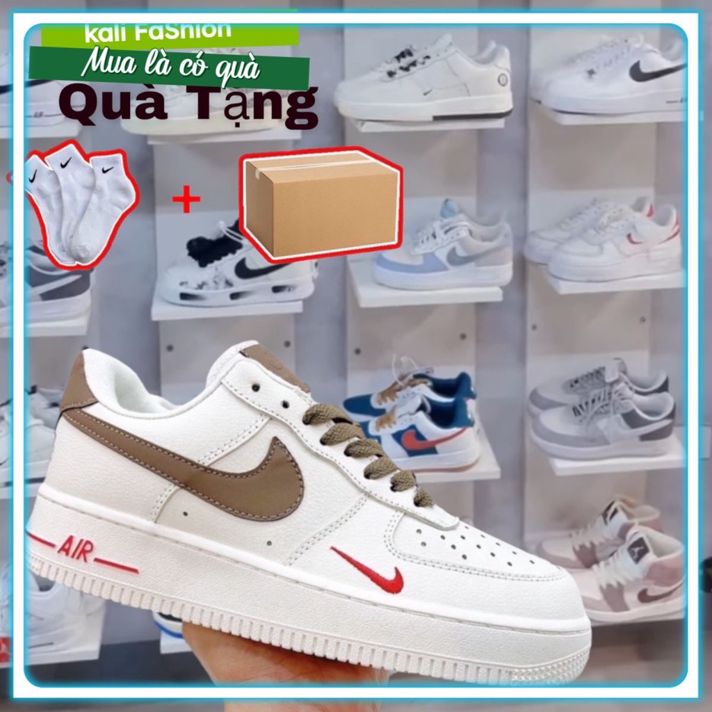 Giày _Nike Air Force 1, AF1 Vệt nâu, _Nike Force 1 bản chuẩn tặng tất và box bảo vệ Full Box Bill 5.0 15 Đánh Giá 6,2k Đ