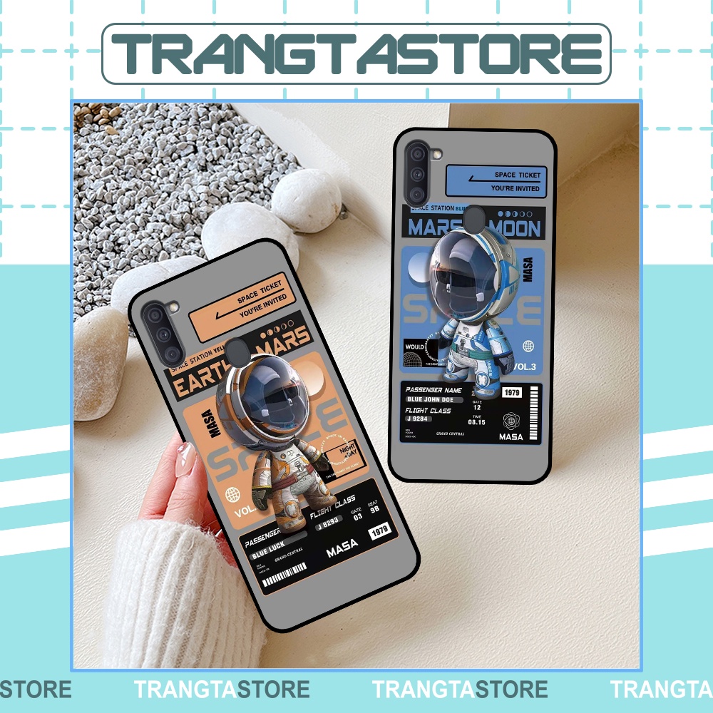 Ốp lưng Samsung A11 in hình vũ trụ marvel, astronaut dễ thương