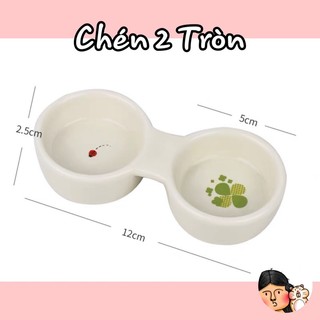 Chén ăn sứ Happy Lunch dành cho Hamster, Nhím