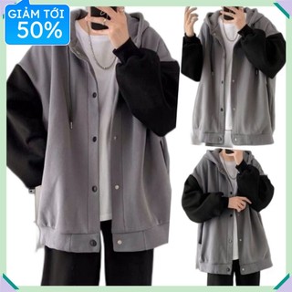 Áo khoác nỉ nam nữ phối màu hot