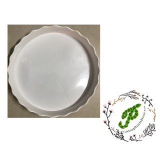 Đĩa lót chậu tròn khía phi 18cm - #050d#