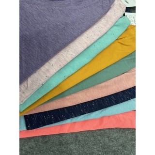 Áo thun nữ cổ tim H&M form basic vnxk