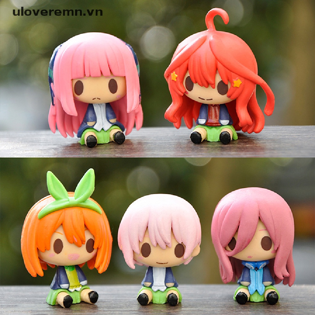Set 5 Mô Hình Nhân Vật Phim Hoạt Hình The Quintessential Quintuplets