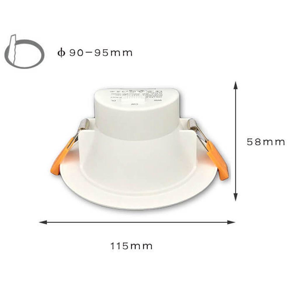 LAKAMIER Đèn Led Downlight Hình Tròn 10W Chất Lượng Cao